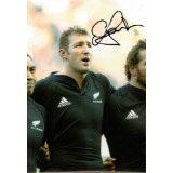 Chris Jack Signed 8x12 New Zealand All Blacks Rugby Photograph